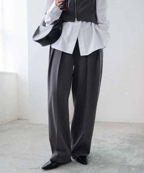 andme 「andme」 「alma design」スラックス M ブラック