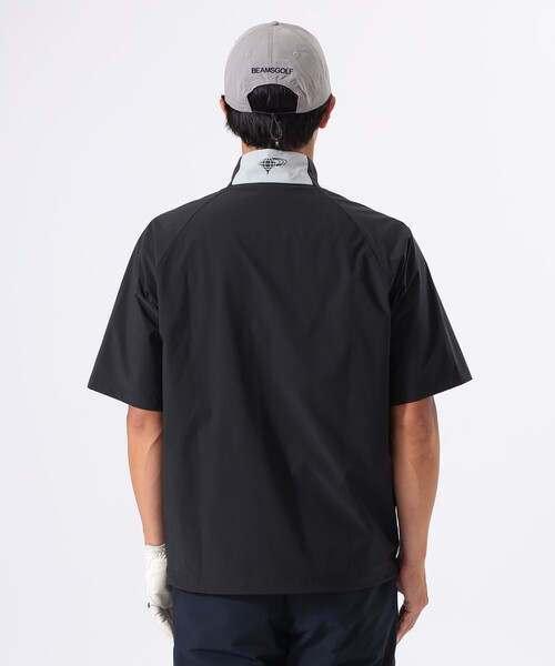 BEAMSGOLF /USロゴショルダージップストレッチピステ BEAMS GOLF