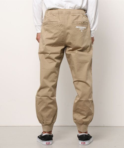 AAPE ブラック イージーパンツ AAPE BY A BATHING APE 「AAPE APE」 イージーパンツ X-LARGE