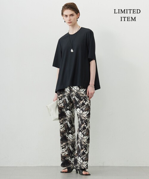 ICB（アイシービー） tシャツ シアートリコット ペプラムカットソー
