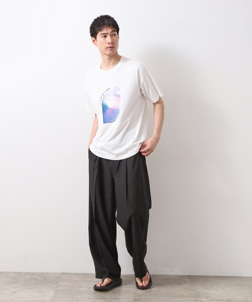 THE SHOP TK tシャツ アートグラフィック 半袖Tシャツ 洗濯機OK メンズ