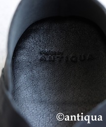 「antiqua」 スリッポン L ブラック レディースの画像3