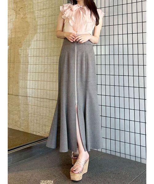 ★新品　MURUA コクーンスリーブジャケット & フロントZIPタイトスカート MERCURYDUO（マーキュリーデュオ） ロング スカート フロントZIP