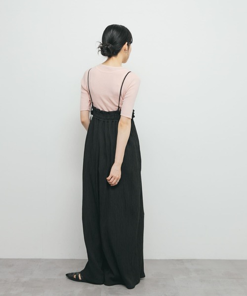 KBF ニット セーター フロントボタンレイヤードニット
