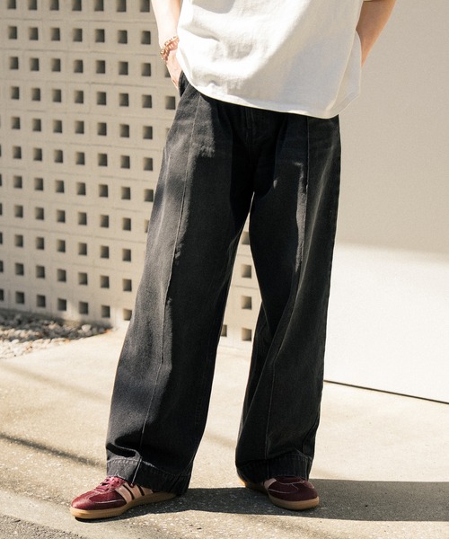 Nanmo. ワイドパンツ ジーンズ Vintage Denim Slacks / デニム