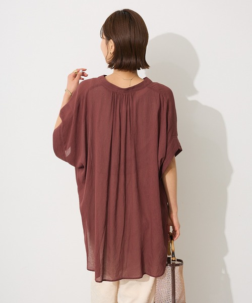 ブラウス シャツ ヴィンテージボイルミルフィーユチュニック レディース CRAFT STANDARD BOUTIQUE ブラウス シャツ ヴィンテージボイル