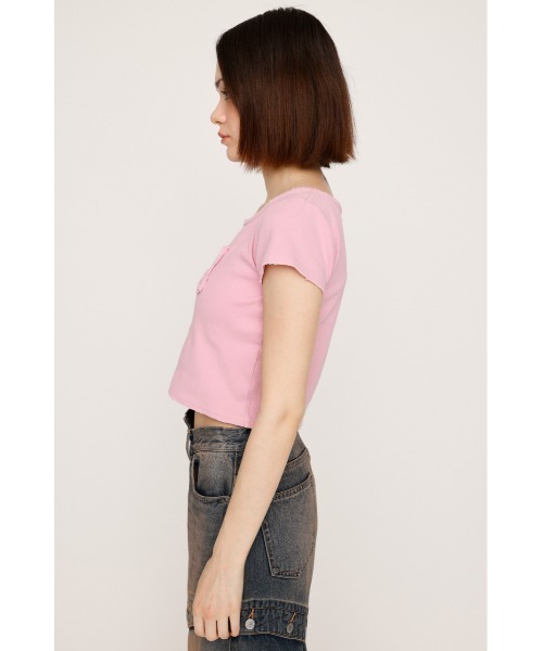 SLY tシャツ FRONT PATCH RIB T/SH フロントパッチ リブ Tシャツ