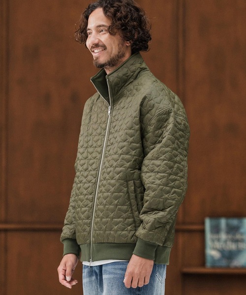90-00s スタンドカラーブルゾン　made in Italy 2024 Winter】Stand collar 2way pocket blouson（スタンドカラー2