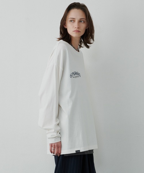 「AIVER」 長袖Tシャツ SMALL ブラック メンズ