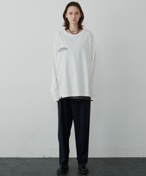 「AIVER」 長袖Tシャツ SMALL ブラック メンズ