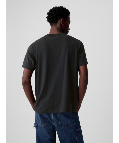「GAP」 半袖Tシャツ X-SMALL カーキ メンズ