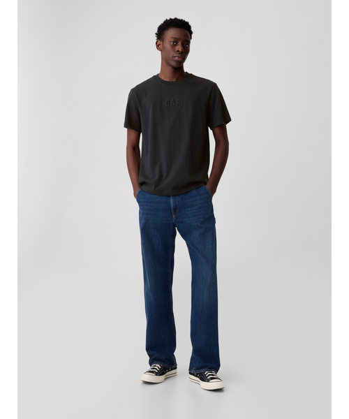 「GAP」 半袖Tシャツ X-SMALL カーキ メンズ