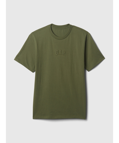 「GAP」 半袖Tシャツ X-SMALL カーキ メンズ