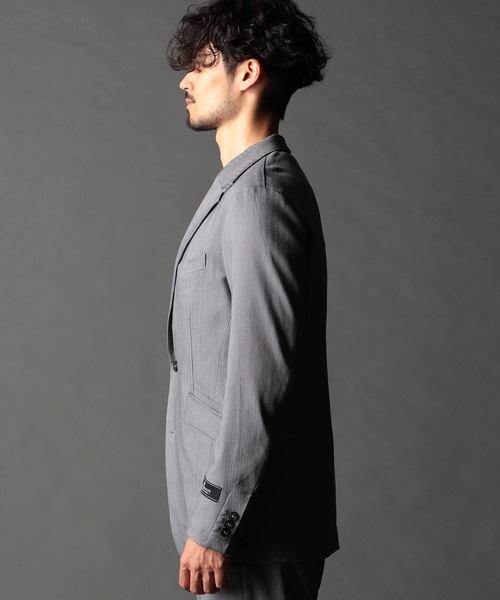 NICOLE CLUB FOR MEN コート ジャケット ヘリンボンハイ NICOLE CLUB FOR MEN コート ジャケット ヘリンボンハイ