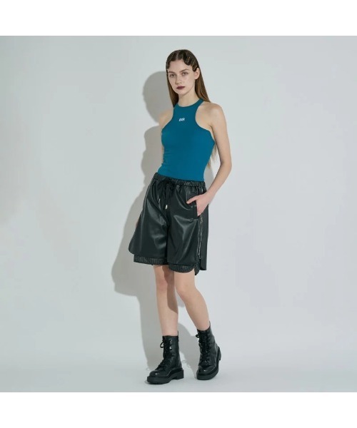 anna sui nyc ハーフパンツ パンツ 短パン ANNA SUI NYC LEATHER HALF