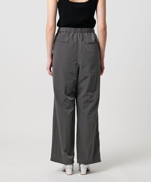 UNITED ARROWS パンツ アシンメトリー タック ワイドパンツ はっ