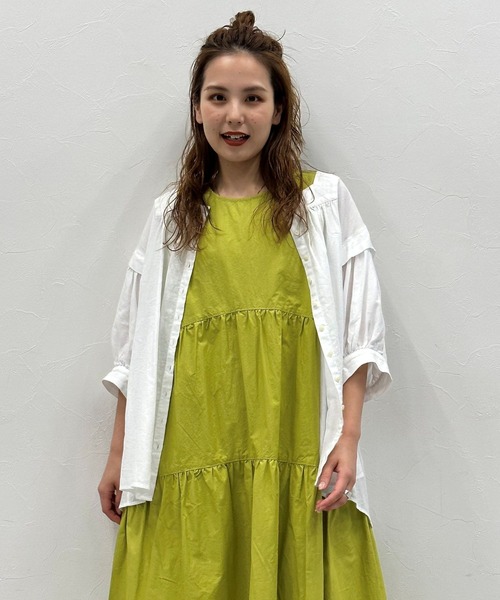 「niko and...」 半袖ブラウス MEDIUM アイボリー レディース_画像4