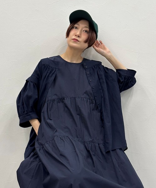 「niko and...」 半袖ブラウス MEDIUM アイボリー レディース_画像5