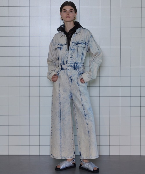 「MAISON SPECIAL」 フラットサンダル 37 グレー レディース_画像7