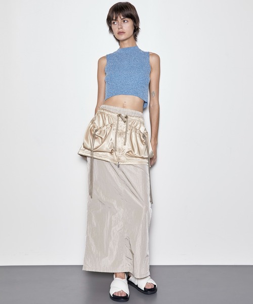 「MAISON SPECIAL」 フラットサンダル 37 グレー レディース_画像9