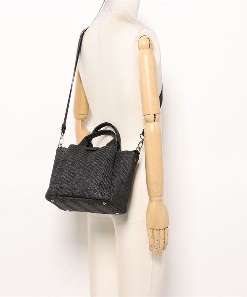 「Y'SACCS」 かごバッグ FREE アイボリー レディース_画像8