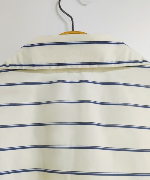 シャツワンピース ストライプ柄ロングシャツワンピース : ZOZOTOWN