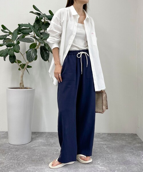 「fredy emue」 イージーパンツ 38 ブラック レディース_画像2