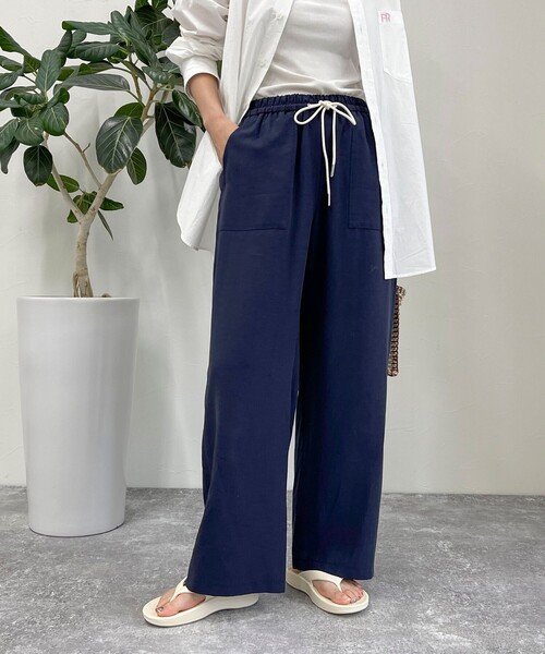 「fredy emue」 イージーパンツ 38 ブラック レディース_画像6