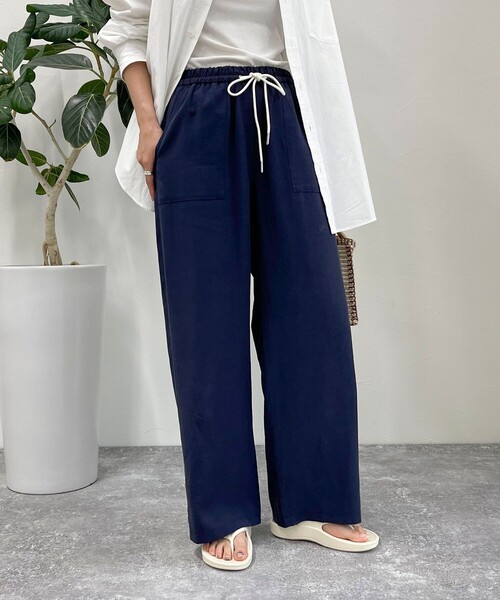 「fredy emue」 イージーパンツ 38 ブラック レディース_画像7