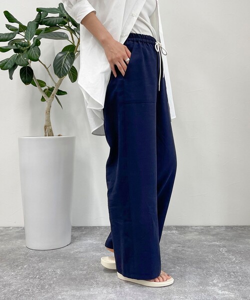 「fredy emue」 イージーパンツ 38 ブラック レディース_画像9