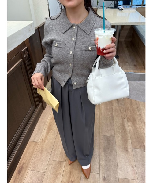 FREE'S MART（フリーズマート） ニット セーター 金ボタン前あき