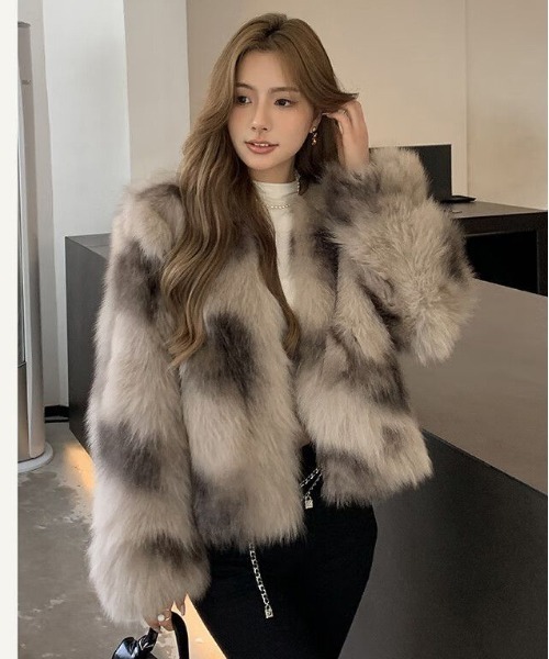 gossip!ロサンゼルス コート アウター Y2K フェイクファーブルゾン