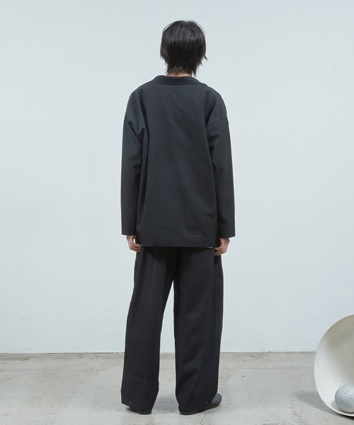 Dulcamara セットアップ サイズ1 ジーロンラムBL タックワイドPT Dulcamara（ドゥルカマラ） uvカット パンツ ドライポリヘムタックPT