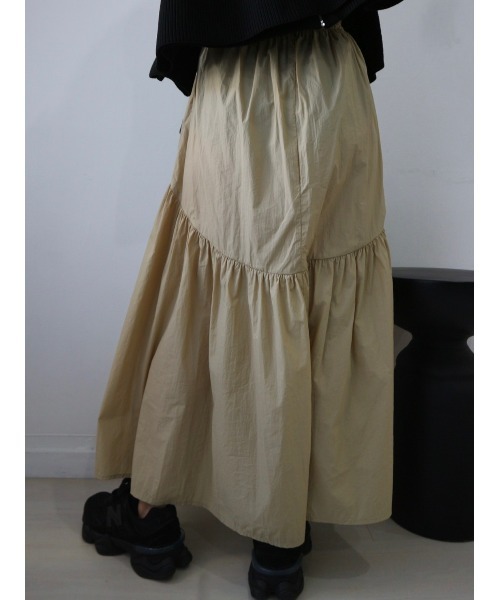 「TRUNC」 フレアスカート FREE ベージュ レディース_画像5