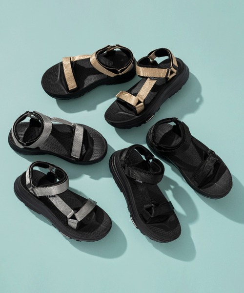 「TELIC」 サンダル US10 ブラック メンズ_画像5