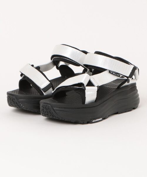 「TELIC」 サンダル US10 ブラック メンズ_画像8