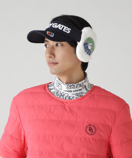 PEARLY GATES メンズ キャップとバイザー セット PEARLY GATES（パーリーゲイツ） キャップ 帽子 キルティング2WAY