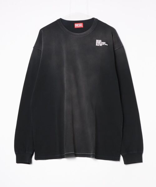 DIESEL（ディーゼル） 長袖Tシャツ SMALL ブラック メンズ : ZOZOTOWN