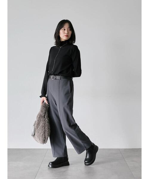 Samansa Mos2 blue（サマンサモスモスブルー） パンツ カットジョー