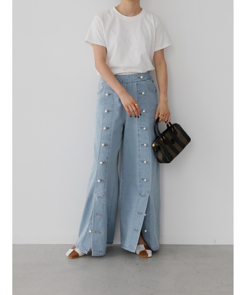 「Katrin TOKYO」 デニムパンツ S ライトブルー レディース_画像6
