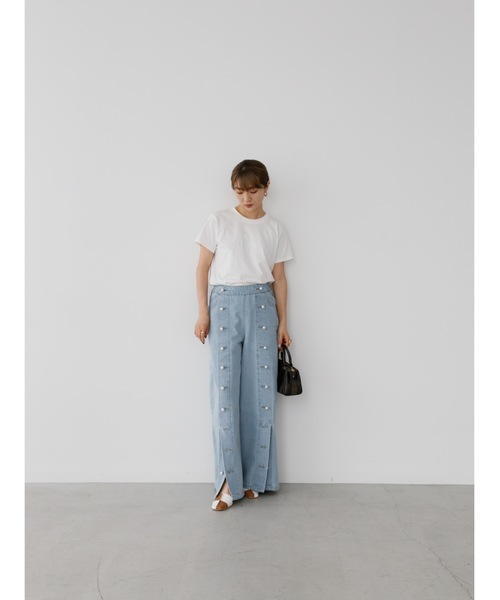 「Katrin TOKYO」 デニムパンツ S ライトブルー レディース_画像8