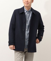 SILAS サイラス カシミヤ混 ウールダッフルコート ネイビー M NOLLEY'S LIGHT（ノーリーズライト） ダッフルコート コート