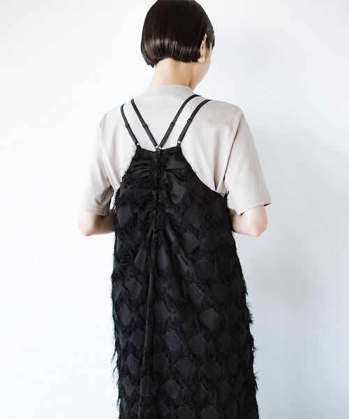 「haco!」 サロペットスカート MEDIUM ブラック レディース_画像5