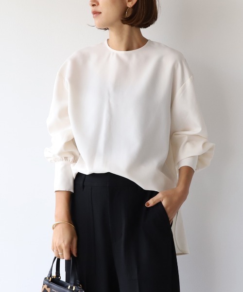 「MICA&DEAL」 長袖ブラウス FREE グリーン レディース_画像4