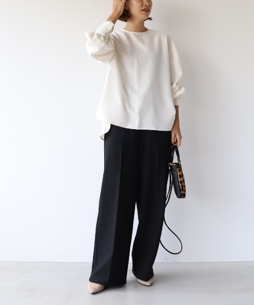 「MICA&DEAL」 長袖ブラウス FREE グリーン レディース_画像5