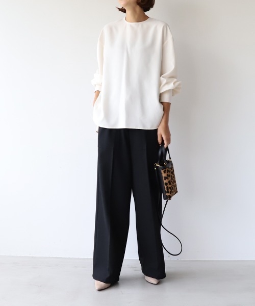 「MICA&DEAL」 長袖ブラウス FREE グリーン レディース_画像6