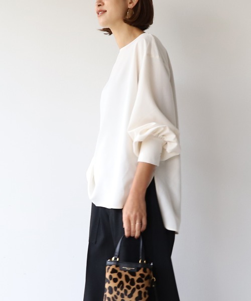 「MICA&DEAL」 長袖ブラウス FREE グリーン レディース_画像7