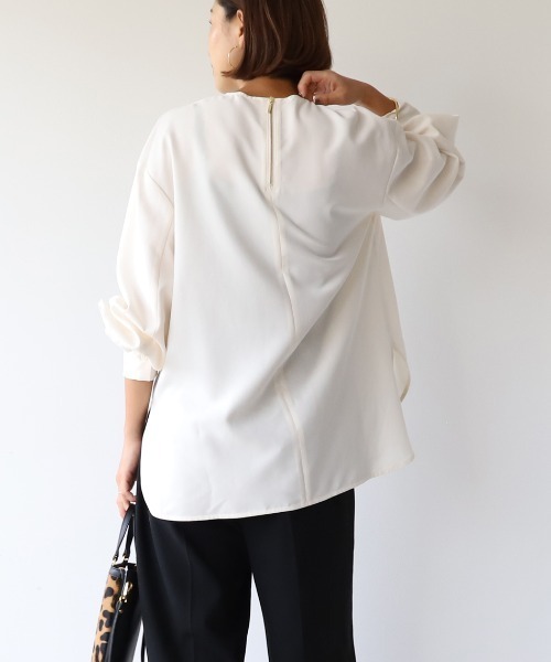 「MICA&DEAL」 長袖ブラウス FREE グリーン レディース_画像8