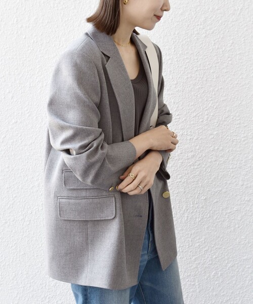 SHIPS any 「SHIPS any」 テーラードジャケット 38 ブラウン