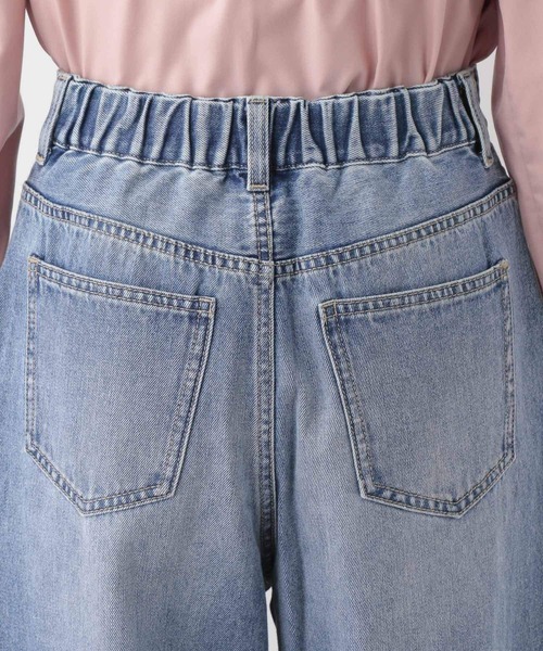 「GLOBAL WORK」 デニムパンツ SMALL ブルー レディース_画像6